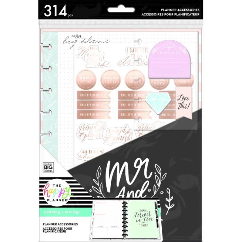 Happy Planner Classic Wedding Planner Accessory Pk
